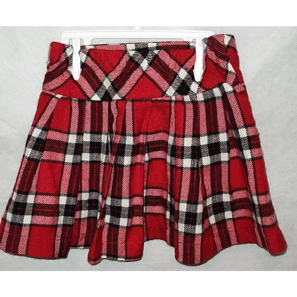 Wool blend Buffalo Plaid children's skirt. St. Bernard for Dunnes Store. Size 3-